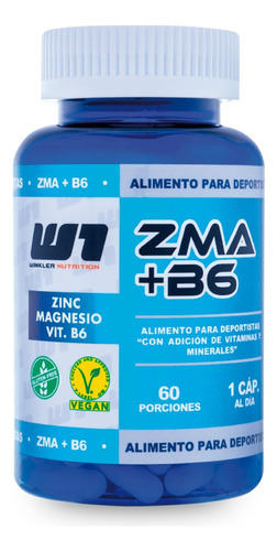 Zma +vitamina B6 Nueva Fórmula 60 Porc. Winkler Nutrition