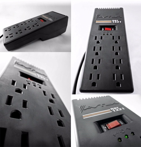 Imagen 3 de 8 de Protector Avtek Computadora, Tv Y Electronica, R8t-1221