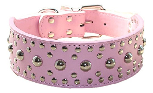 Haoyueer New Unisex Studded Leather Dog Collar Ljr8p