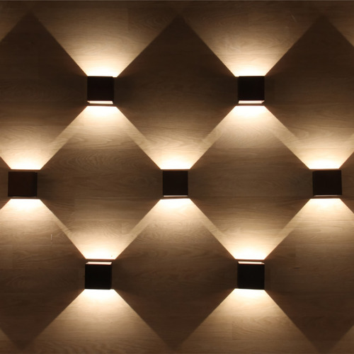 Imagen 5 de 10 de Lámpara Aplique De Pared Moderno Tipo Cubo Exito Corp