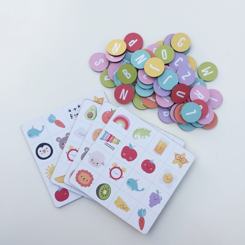 Imagen 2 de 5 de Material Didáctico Para Jugar Con Las Letras Del Abecedario