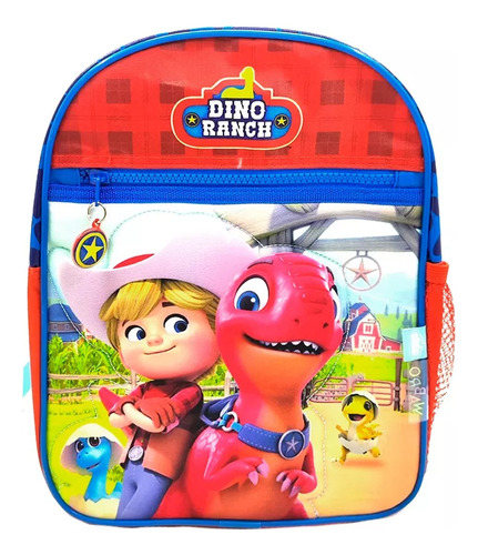 Mochila Dino Ranch Espalda Licencia Original Jardin 31 Cm