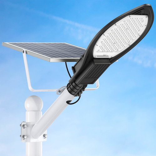 A-zone Led Luz Calle Solar Al Aire Libre Prueba Agua Forma