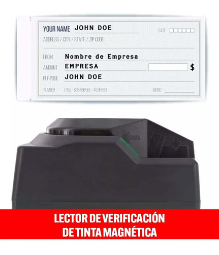 Imagen 9 de 9 de Lector De Cheques Y Tarjetas Magnéticas Idem Epos Micr-k1250