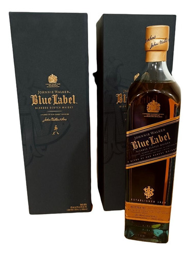 Whisky Johnnie Walker Blue Label Botella 1 Lt 