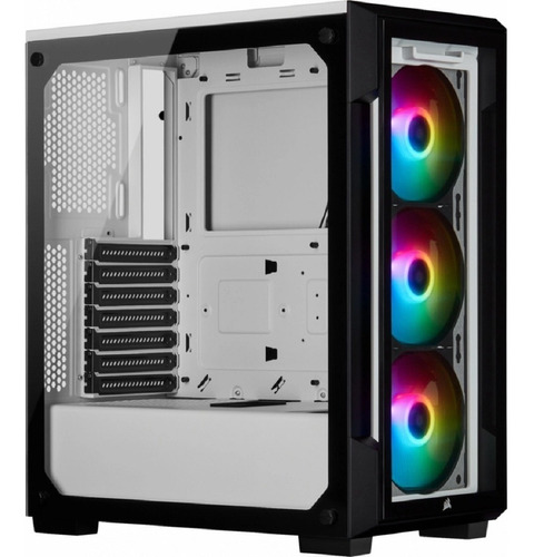 Gabinete Corsair Icue 220t Rgb Tg White Cc-9011191-ww / /vc