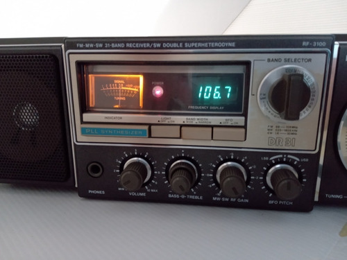 Imagem 9 de 10 de Rádio Receptor National Panasonic Rf-3100 Am Fm Oc 31 Bandas