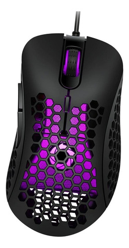 S Mouse De Jogo Usb, Design Oco De Favo De Mel Mouse Com