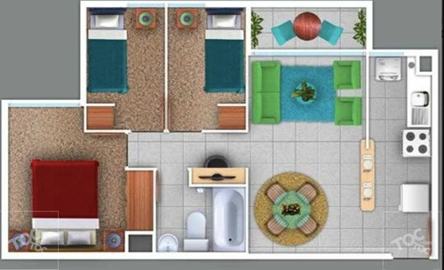 Carlos Condell La Cisterna Depto 3d 1b Piso 9 $61.000.000.-