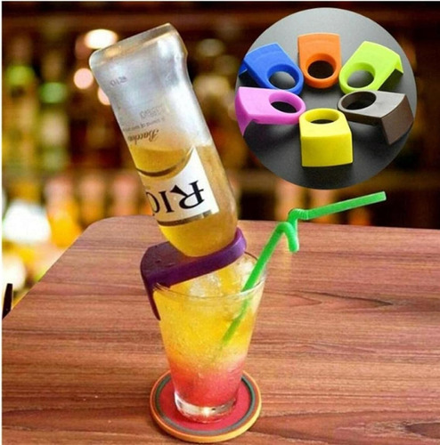 Hebilla De Plástico Abs Para Botellas 6 Pcs Para Cerveza