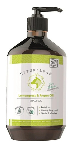 Shampoo P/mascotas Natur'luxe  Limón Y Aceite De Argán