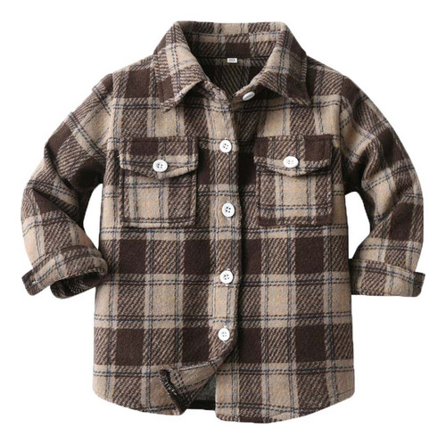 Camisa De Franela Para Niños De Alta Calidad, Chaqueta Suave