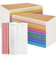 Comprar Xnluothsk 60 Pack Bulk Kraft Composition Notebooks Con Lomo