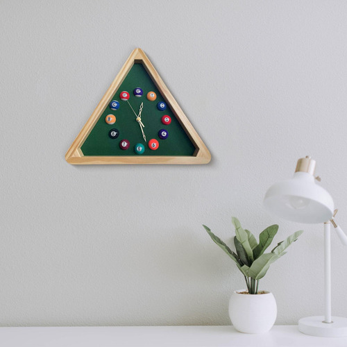 Reloj De Pared Estilo Billar, Diseño Único Para Tu Hogar
