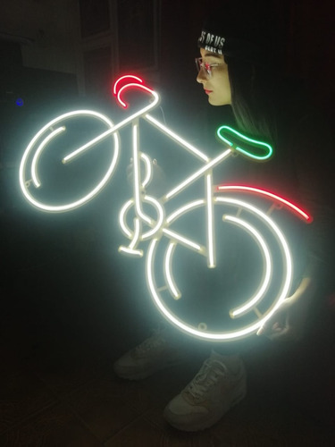 Promoción Cartel Neón Led Bicicleta / Original / Deco 