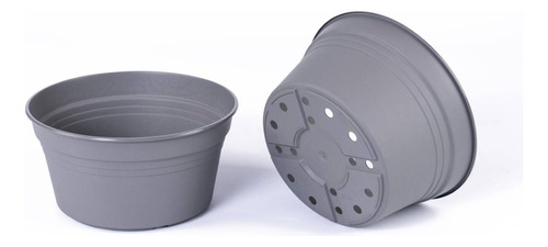 Maceta 8 Pulgadas Bowl Elegance 10 Pack Gris Bowl Elegance