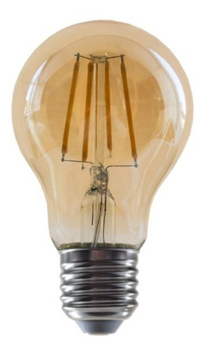 Lámpara Vintage Retro Led Bulb Cálida E27 A60