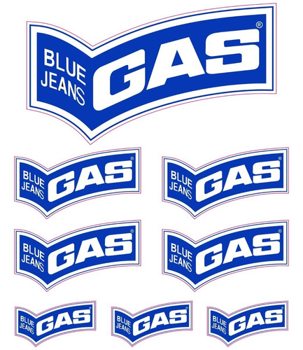 Kit Adesivos Capacete Blue Jeans Gas Refletivo Ktcp20 Cor Azul