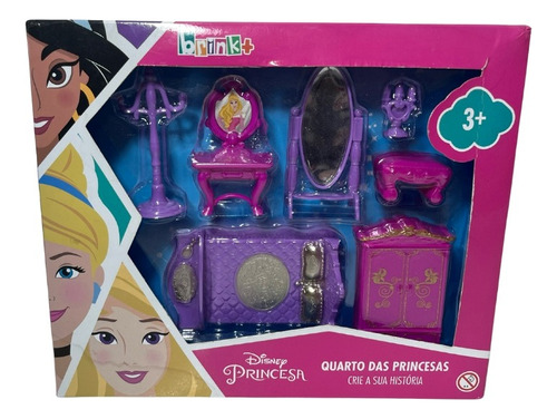  Mini Quarto Das Princesas Disney Brinquedo Infantil Brink+