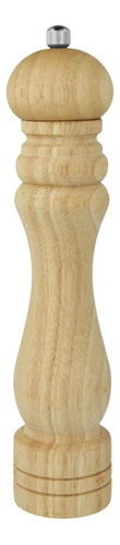 Molinillo Multifuncional De Pimienta En Madera Altura 21 Cm 