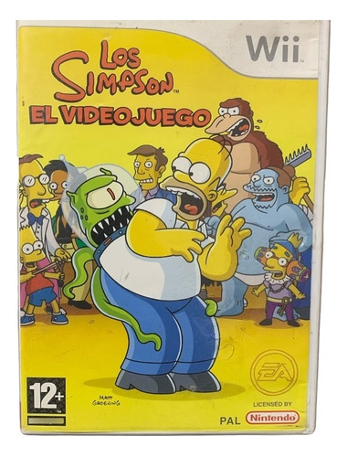 Juego Nintendo Wii Fisico Los Simpson El Videojuego