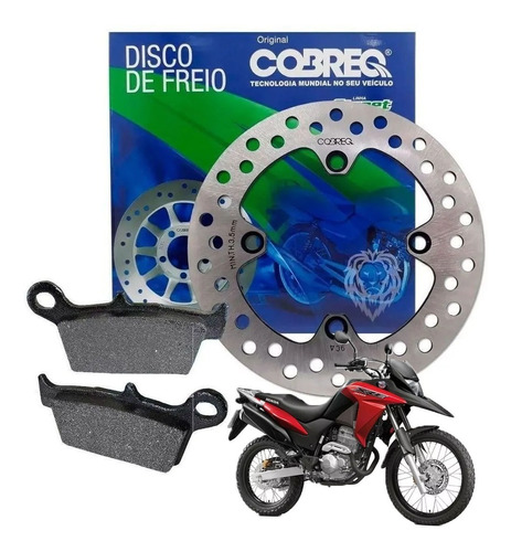 Disco De Freio Traseiro Xre300 Xre 300 2016 Original Cobreq