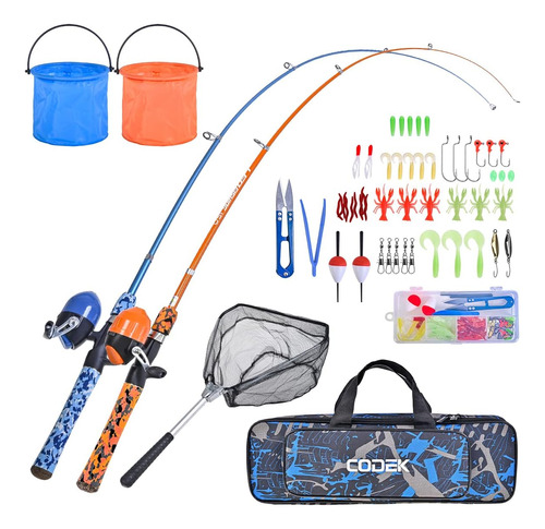 Codek Kids Fishing Pole Juego Con Kits De Inicio Completos 2