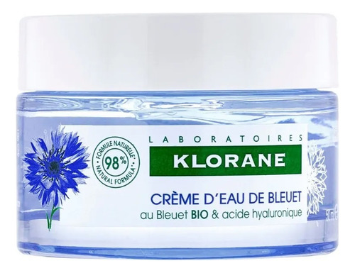 Klorane Gel Crema Dia Con Aciano Hidratante X 50 Ml