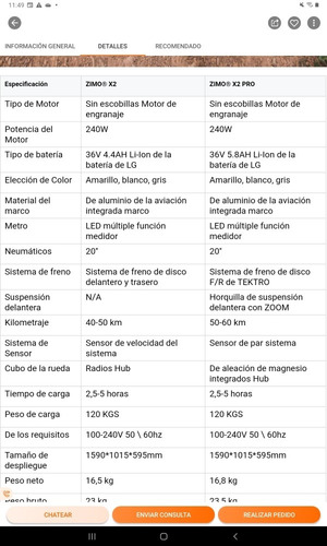 Oferta! Bicicleta Eléctrica Zimo X2 Pro Suspensión Delantera