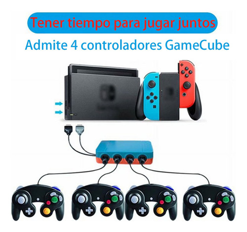 Adaptador De Controles Para Switch, Wii U, Pc Gamecube