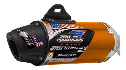 Escape Motocicleta Powercore 3 Xr 200 Xr 250 Tornado Com Nfe