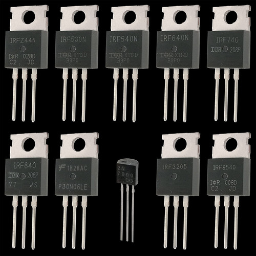 Eeeee 10 Valores 70 Piezas Logic Level Pmos Nmos Kit Mosfet