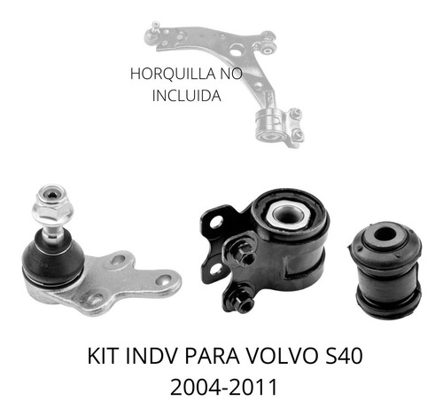 Kit Bujes Y Rotula Para Volvo S40 2004-2011