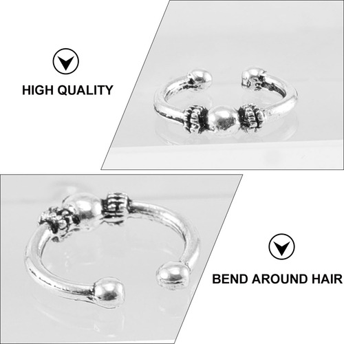 Perlas Para El Cabello Con Rastas, En Forma De Coleta, Perso