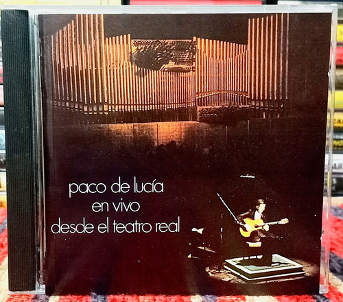 Paco De Lucia Cd En Vivo Teatro Real Importado Igual A Nuev 