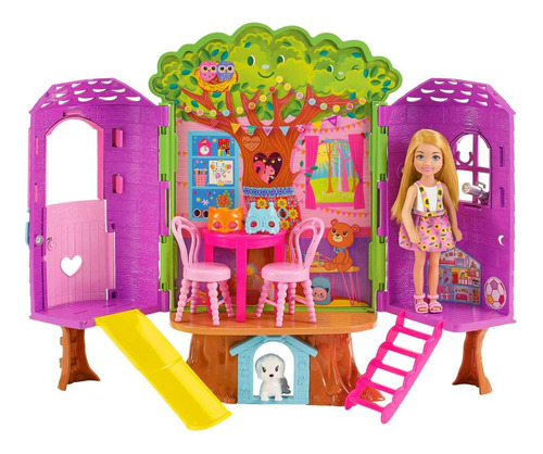 Conjunto De Brinquedo Chelsea Casa Da Árvore Barbie O Filme