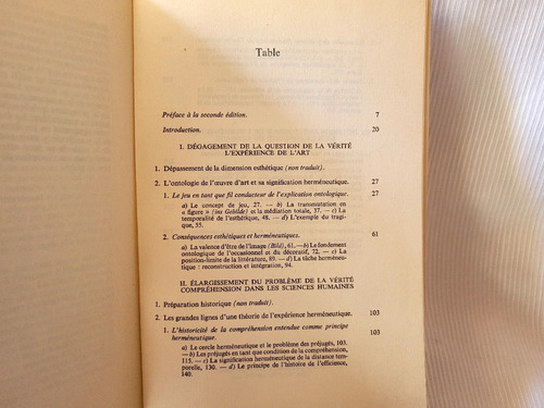 Verite Et Methode Hans Gadamer Lignes Hermeneutique Seuil