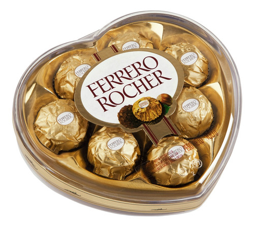 Bombón Ferrero Rocher Corazón Modelo T8 100grs