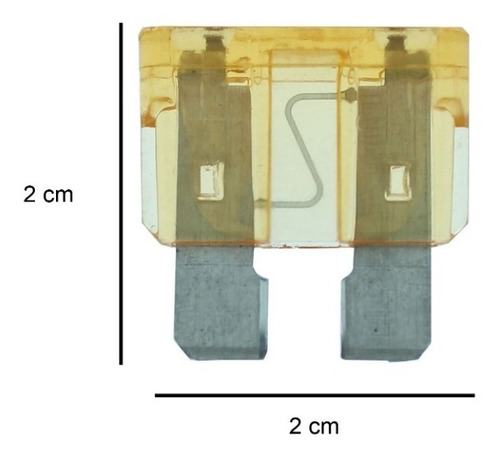Imagen 3 de 5 de Fusible Clavija Automotriz 5 Amperes Blister 10 Pza 05005080