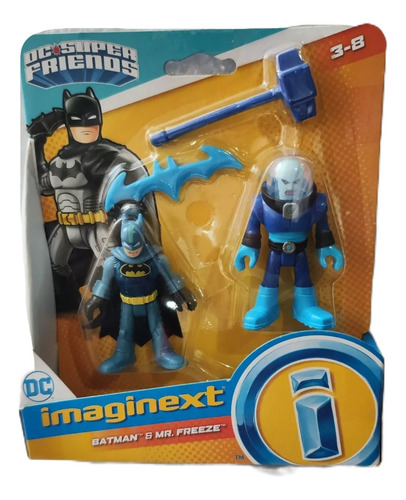 Batman Y Mr Freeze Imaginext Fisher Price Dc Comics Figuras