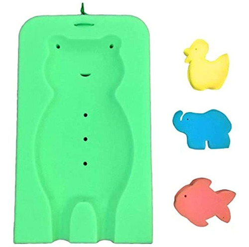 Reigndrop Baby Bath Sponge Mat For Tub - Safe Fun Sponge Bat