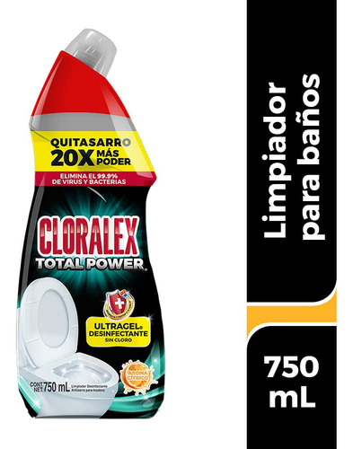 Cloralex Total Power Ultragel Cuello De Pato Sin Cloro