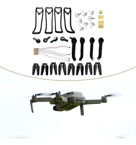 Rc Quadcopter Spare Parts Spéter Accessors Kit Negro