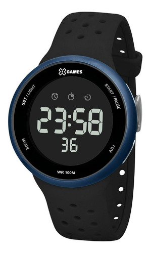 Relógio X-games Masculino Digital Xmppd543 Preto Azul