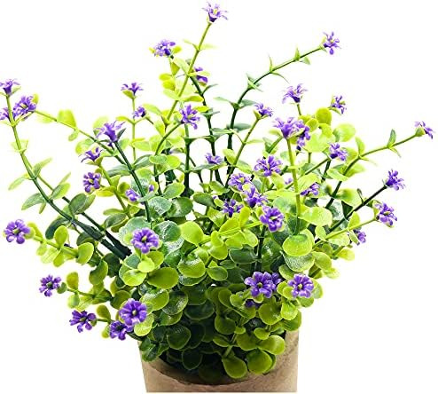 Svenee Mini Plantas Artificiales En Maceta De Plástico Falso