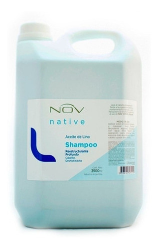 Shampoo Nov Lino Profesional 4lts Peluquería Tratamientos