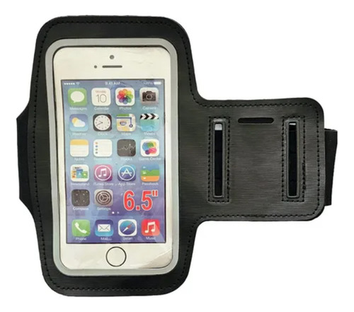 Funda Brazalete Deportivo Correr Running Porta Celular Negro