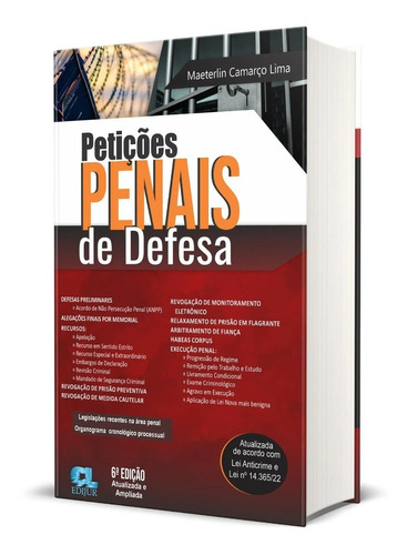 Petições Penais De Defesa (2023) - Edição: 6ª - Novo - Lacrado