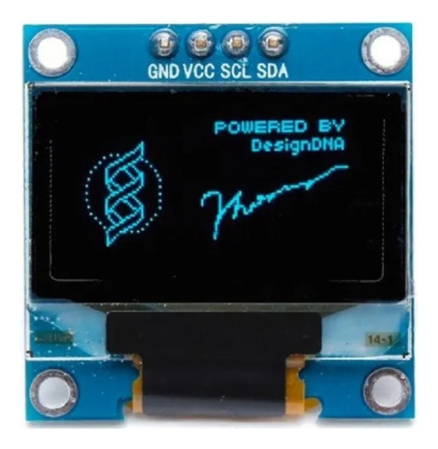 Display Oled 0.96 Azul Gráfico I2c 128x64 Arduino