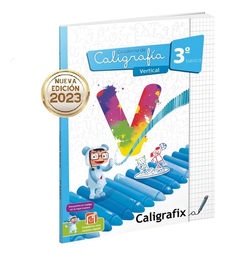 Caligrafix Cuaderno Caligrafía Vertical 3° Básico